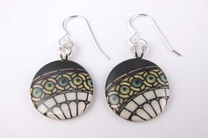 Leeds Art Gallery Stained glass earrings